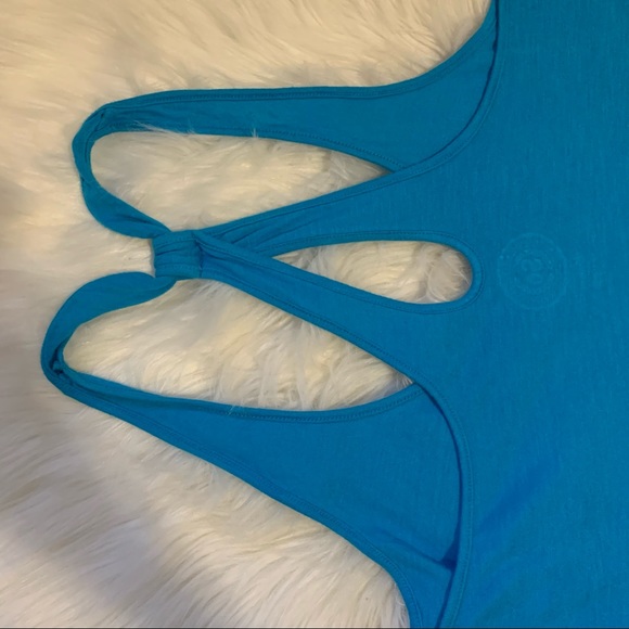 American Heritage Turquoise Racerback Tank Top - Picture 3 of 6